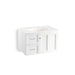 KOHLER K-99517-L-1WA Damask 30" wall-hung bathroom vanity cabinet with 1 door and 2 drawers on left