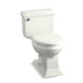 KOHLER 3812-NY Memoirs Classic Comfort Height One-Piece Compact Elongated 1.28 Gpf Chair Height Toilet With Quiet-Close Seat in Dune