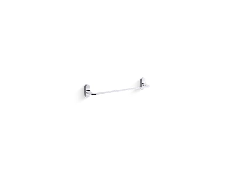 KOHLER 26533-CP Industrial 18" Towel Bar in Polished Chrome
