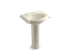KOHLER 2286-1 Devonshire 24" pedestal bathroom sink with single faucet hole