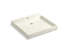 KOHLER K-2314-1 Purist Wading Pool Fireclay vessel bathroom sink with single faucet hole