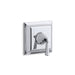 KOHLER TS463-4S-CP Memoirs Stately Rite-Temp Valve Trim With Lever Handle in Polished Chrome