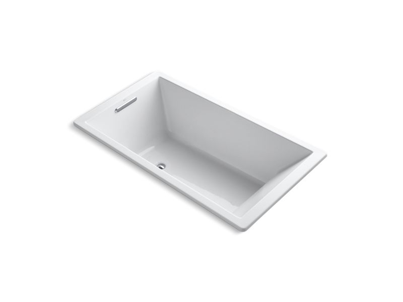 KOHLER K-1173-VB Underscore 66" x 36" drop-in VibrAcoustic bath with end drain