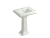 KOHLER 2238-1 Memoirs Classic 24" pedestal bathroom sink with single faucet hole