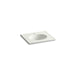 KOHLER K-2791-1 Ceramic/Impressions 25" oval vanity-top bathroom sink with single faucet hole