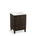KOHLER K-99501-LG-1WC Jacquard 24" bathroom vanity cabinet with furniture legs, 2 doors and 1 drawer