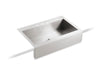 KOHLER K-3942-3 Vault 35-3/4" top-mount single-bowl farmhouse kitchen sink