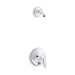 KOHLER T5319-4L-CP Refinia Rite-Temp(R) Shower Trim Set With Push-Button Diverter, Less Showerhead in Polished Chrome