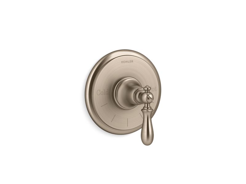 KOHLER K-T72769-9M Artifacts Thermostatic valve trim with swing lever handle