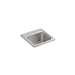 KOHLER 3349-1-NA Toccata 15" X 15" X 7-11/16" Top-Mount Bar Sink With Single Faucet Hole