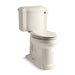 KOHLER 3837-RA-47 Devonshire Comfort Height Two-Piece Elongated 1.28 Gpf Chair Height Toilet With Right-Hand Trip Lever in Almond
