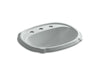 KOHLER K-2189-8-96 Portrait Drop-in bathroom sink with 8" widespread faucet holes