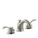 KOHLER 12265-4-BN Fairfax Widespread Bathroom Sink Faucet With Lever Handles in Vibrant Brushed Nickel