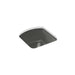 KOHLER K-5848 Napa 18-3/4" x 18-11/16" x 9-5/8" Undermount bar sink with no faucet holes