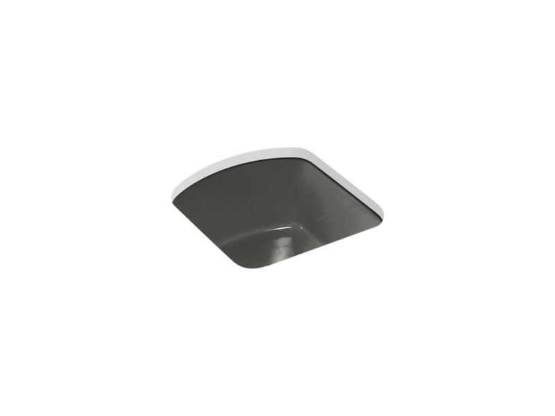KOHLER K-5848 Napa 18-3/4" x 18-11/16" x 9-5/8" Undermount bar sink with no faucet holes