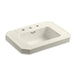 KOHLER K-2323-8-96 Kathryn Bathroom sink basin with 8" widespread faucet holes