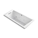 KOHLER K-1822-XH2G-0 Underscore Rectangle 66" x 32" drop-in whirlpool + BubbleMassage(TM) Air Bath