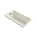 KOHLER K-852-GCP-96 Tea-for-Two 60" x 32" drop-in BubbleMassage air bath with Polished Chrome airjet finish