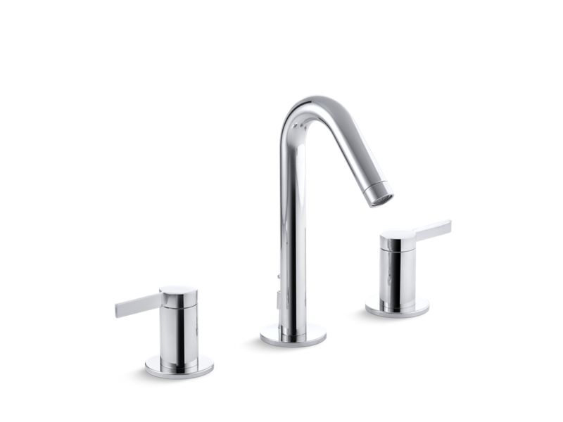 KOHLER 942-4-CP Stillness Widespread Bathroom Sink Faucet in Polished Chrome