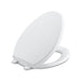 KOHLER 4748-0 Saile Quiet-Close Elongated Toilet Seat in White