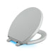KOHLER K-75793-0 K-75793 Reveal Nightlight Quiet-Close Round-front Toilet Seat