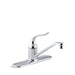 KOHLER 15171-F-CP Coralais Three-Hole Kitchen Sink Faucet With 8-1/2" Spout And Lever Handle in Polished Chrome