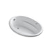 KOHLER K-1162-GW-0 Sunward 60" x 42" drop-in BubbleMassage(TM) Air Bath with Bask heated surface and reversible drain