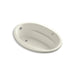 KOHLER K-1162-GW-96 Sunward 60" x 42" drop-in BubbleMassage(TM) Air Bath with Bask heated surface and reversible drain