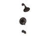 KOHLER K-TS395-4 Devonshire Rite-Temp bath and shower trim with NPT spout and 2.5 gpm showerhead