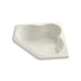 KOHLER K-1160-HD-96 Tercet 60" x 60" drop-in whirlpool with center drain, heater and custom pump location