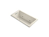 KOHLER K-1167-GVBCW-47 Underscore Rectangle 60" x 30" drop-in VibrAcoustic + BubbleMassage Air Bath with Bask(TM) heated surface and chromatherapy