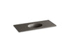 KOHLER K-2891-1 Ceramic/Impressions 49" Vitreous china vanity top with integrated oval sink