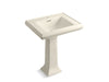 KOHLER 2258-1 Memoirs Classic 27" pedestal bathroom sink with single faucet hole