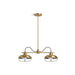 KOHLER K-23660-CH02 Modern Farm Two-light linear chandelier