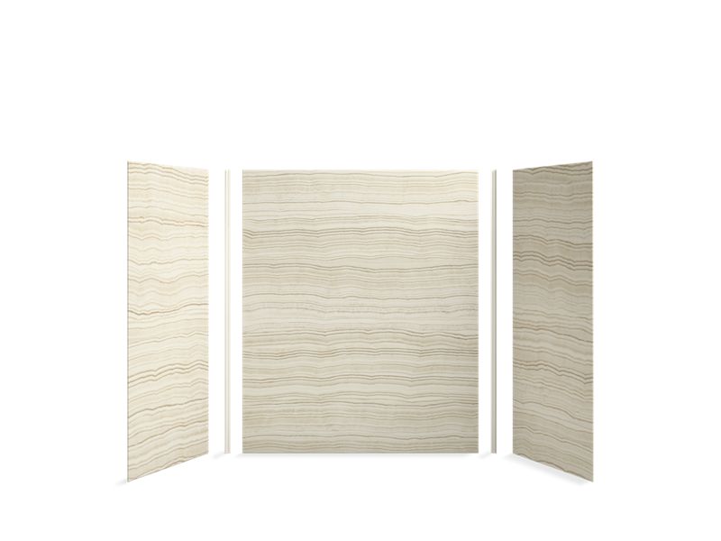 KOHLER 97618-W08 Choreograph 60" X 32" X 72" Shower Wall Kit in VeinCut Biscuit