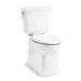 KOHLER 5709-0 Corbelle Comfort Height Continuousclean Two-Piece Elongated 1.28 Gpf Chair Height Toilet With Continuousclean Technology in White