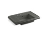 KOHLER K-2758-8-58 Tresham 30" pedestal bathroom sink basin with 8" widespread faucet holes