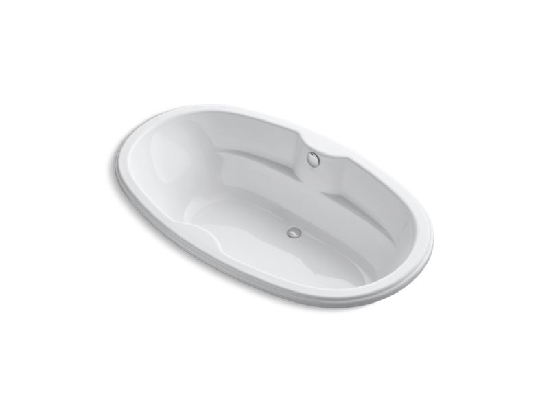 KOHLER 1149-0 7242 72" X 43" Oval Drop-In Bath in White
