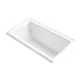KOHLER K-855-R Tea-for-Two 66" x 36" alcove bath with integral flange and right-hand drain