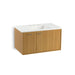 KOHLER K-99543-L-1WN Jute 36" wall-hung bathroom vanity cabinet with 1 door and 1 drawer on left