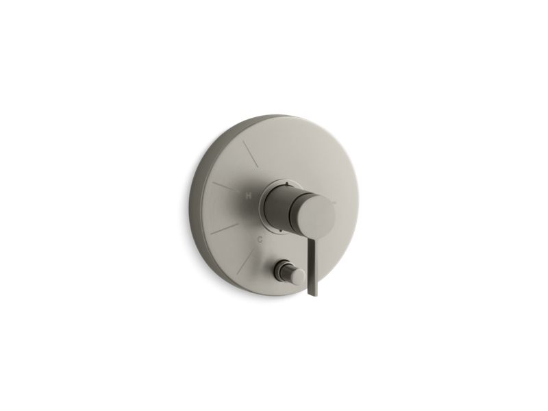 KOHLER T1004-4-BN Stillness Shower Handle Trim With Diverter - Valve, Bath Spout And Shower Head Not Included in Vibrant Brushed Nickel