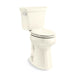 KOHLER K-25224 Highline Tall Two-piece elongated 1.28 gpf tall height toilet