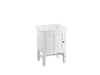 KOHLER K-CM2604-BD1 Tresham 24" bathroom vanity cabinet with sink and quartz top