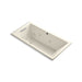 KOHLER K-1167-H2-47 Underscore Rectangle 60" x 30" drop-in whirlpool with heater without jet trim
