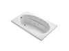 KOHLER K-1114-CB-0 Windward 72" x 42" drop-in whirlpool with custom pump location