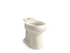 KOHLER K-4347-47 Cimarron Comfort Height Round-front chair height toilet bowl with exposed trapway