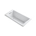 KOHLER K-1167-GVB-0 Underscore Rectangle 60" x 30" drop-in VibrAcoustic + BubbleMassage(TM) Air Bath