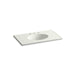 KOHLER K-2798-8 Ceramic/Impressions 37" Vitreous china vanity top with integrated oval sink