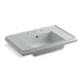 KOHLER K-2758-8-95 Tresham 30" pedestal bathroom sink basin with 8" widespread faucet holes