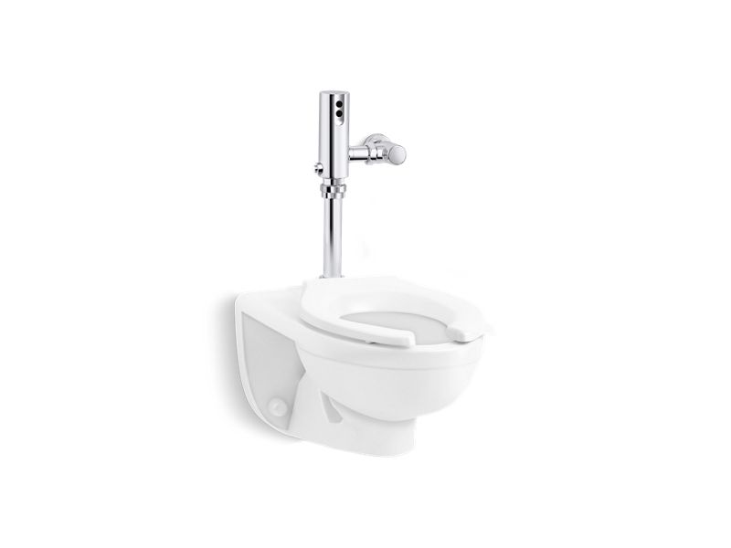 KOHLER K-PR84325-T4H Kingston Ultra Commercial toilet with Mach Tripoint touchless 1.28 gpf HES-powered flushometer